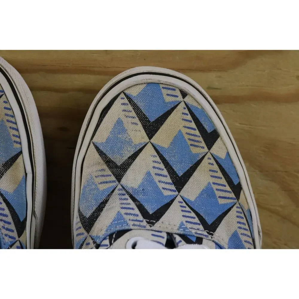 Vans x Eley Kishimoto Sneakers Womens 9 Blue Geometric Off the Wall Athletic